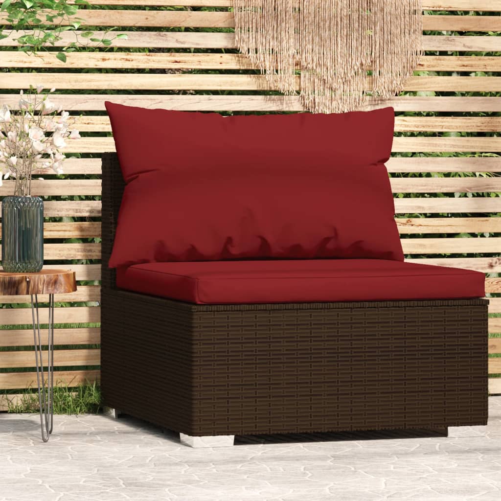 Tuin Met Kussens Poly Rattan