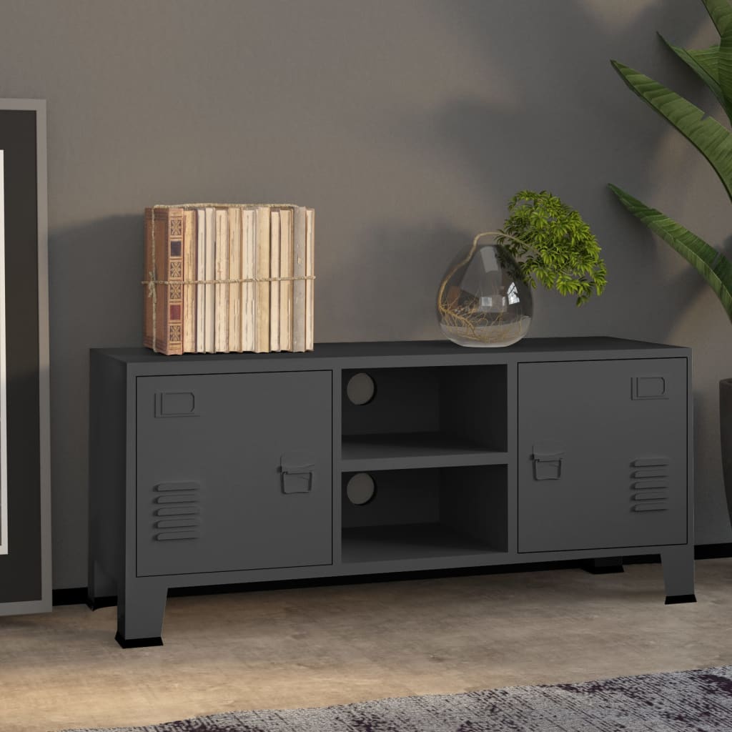 Tv-Meubel Industrieel 05X35X42 Cm Metaal
