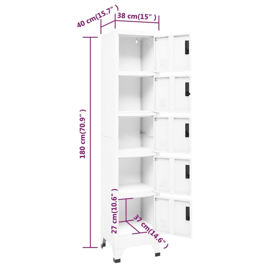 Lockerkast 38X40X180 Cm Staal