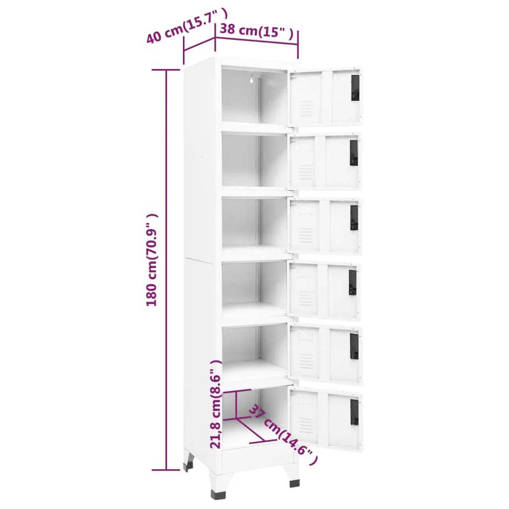 Lockerkast 38X40X180 Cm Staal