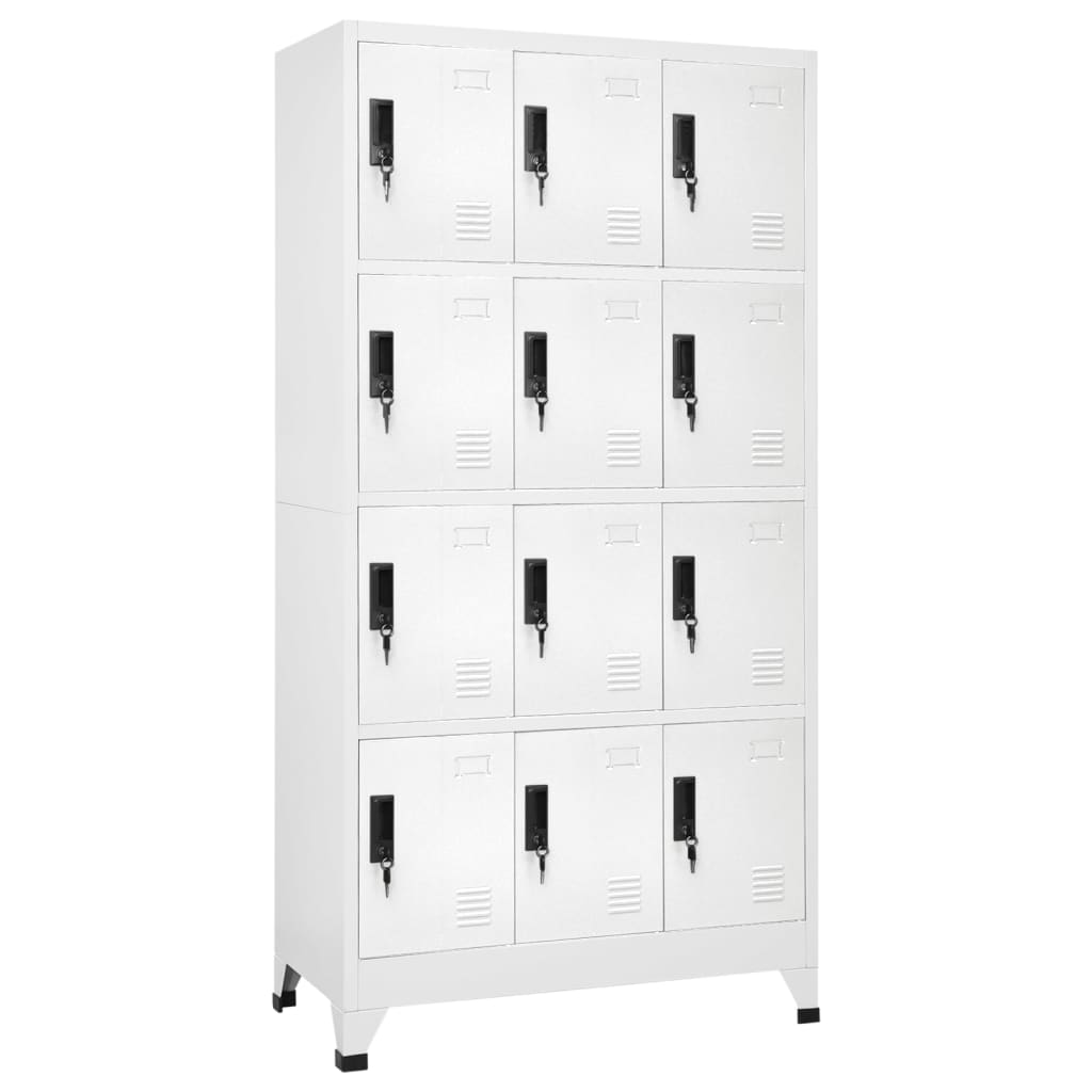 Lockerkast Met 12 Compartimenten 90X45X180 Cm