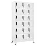 Lockerkast Met 18 Vakken 90X40X180 Cm Metaal