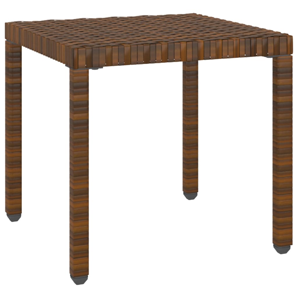 Ligbedden 2 St Met Tafel Poly Rattan