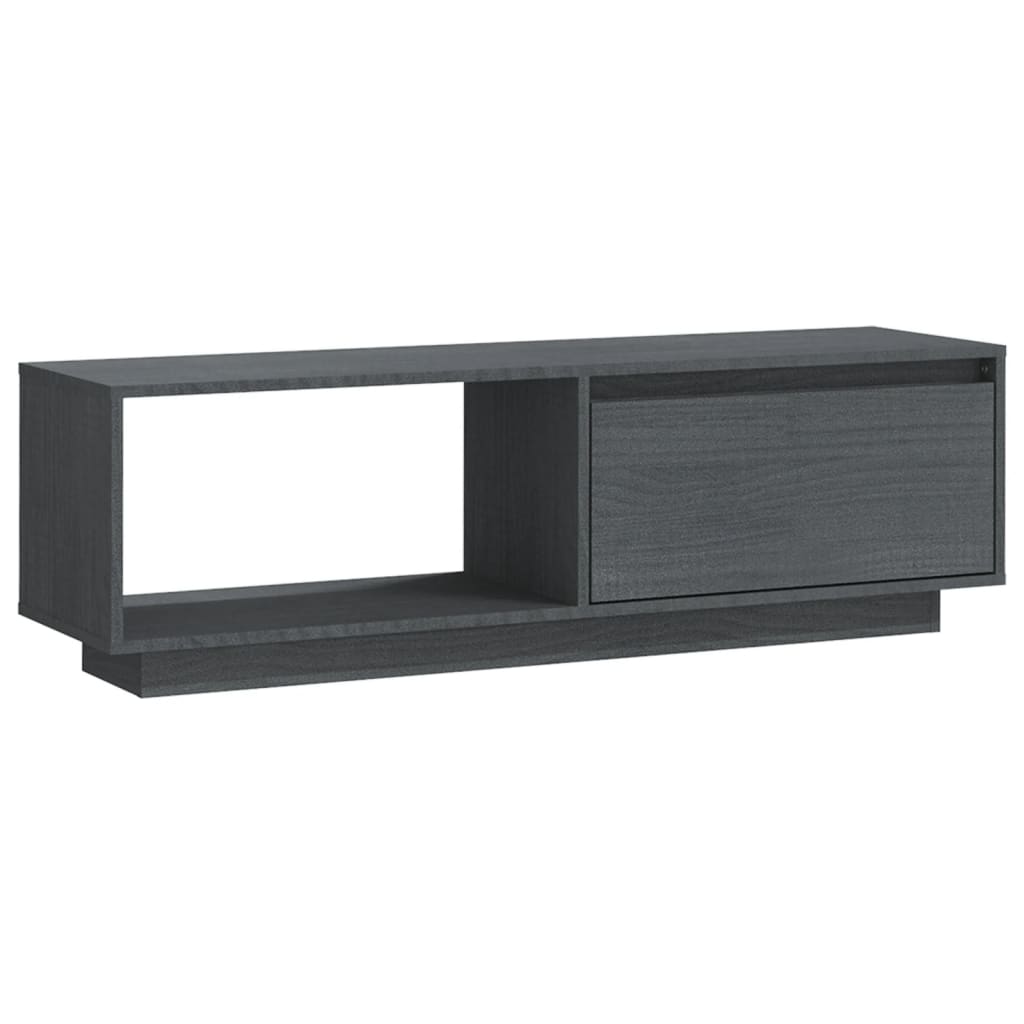 Tv-Meubel 110X30X33,5 Cm Massief Grenenhout