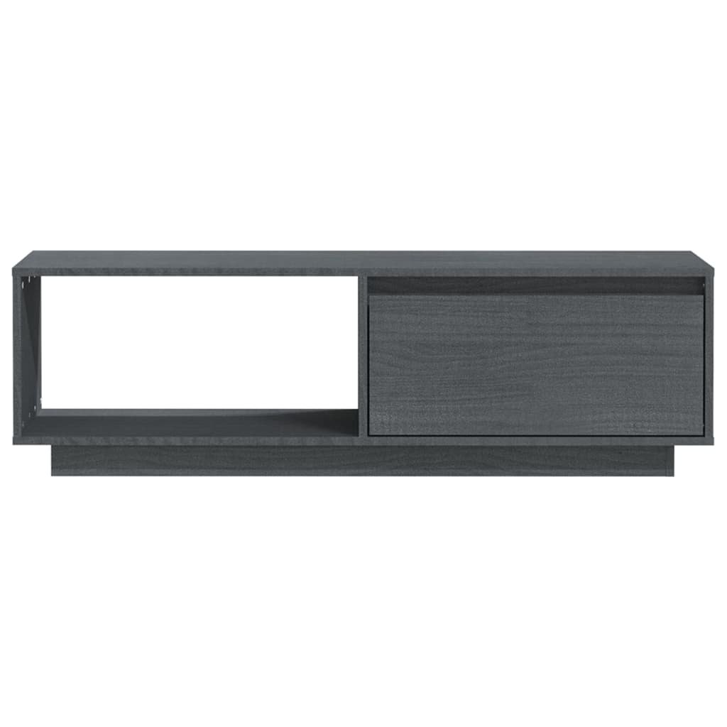 Tv-Meubel 110X30X33,5 Cm Massief Grenenhout