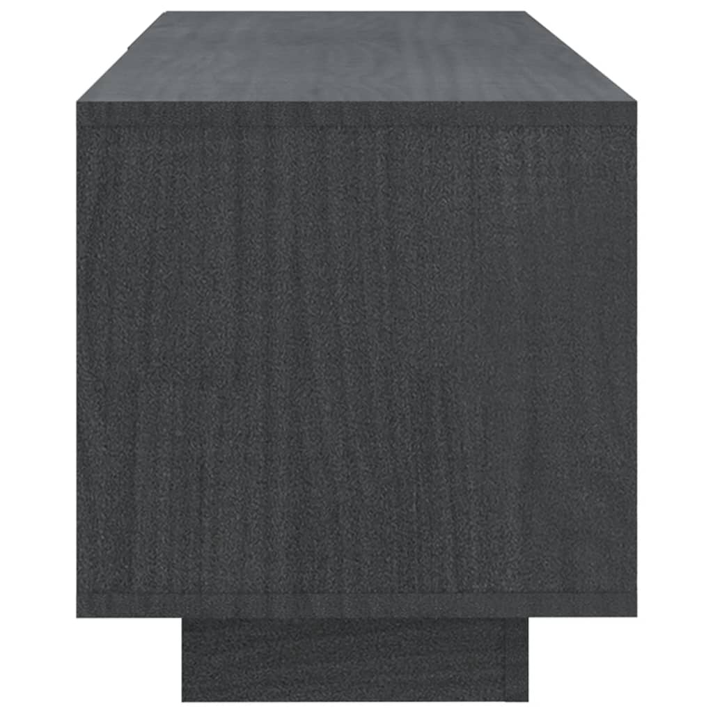 Tv-Meubel 110X30X33,5 Cm Massief Grenenhout