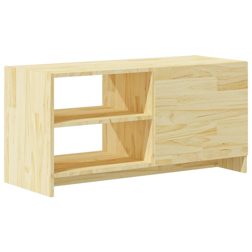 Tv-Meubel 80X3X39 Cm Massief Grenenhout