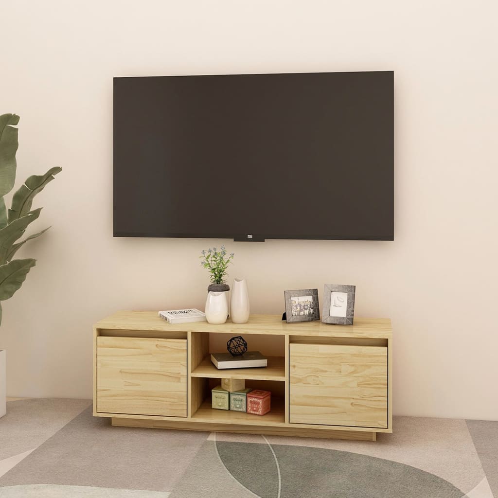 Tv-Meubel 0X30X40 Cm Massief Acaciahout