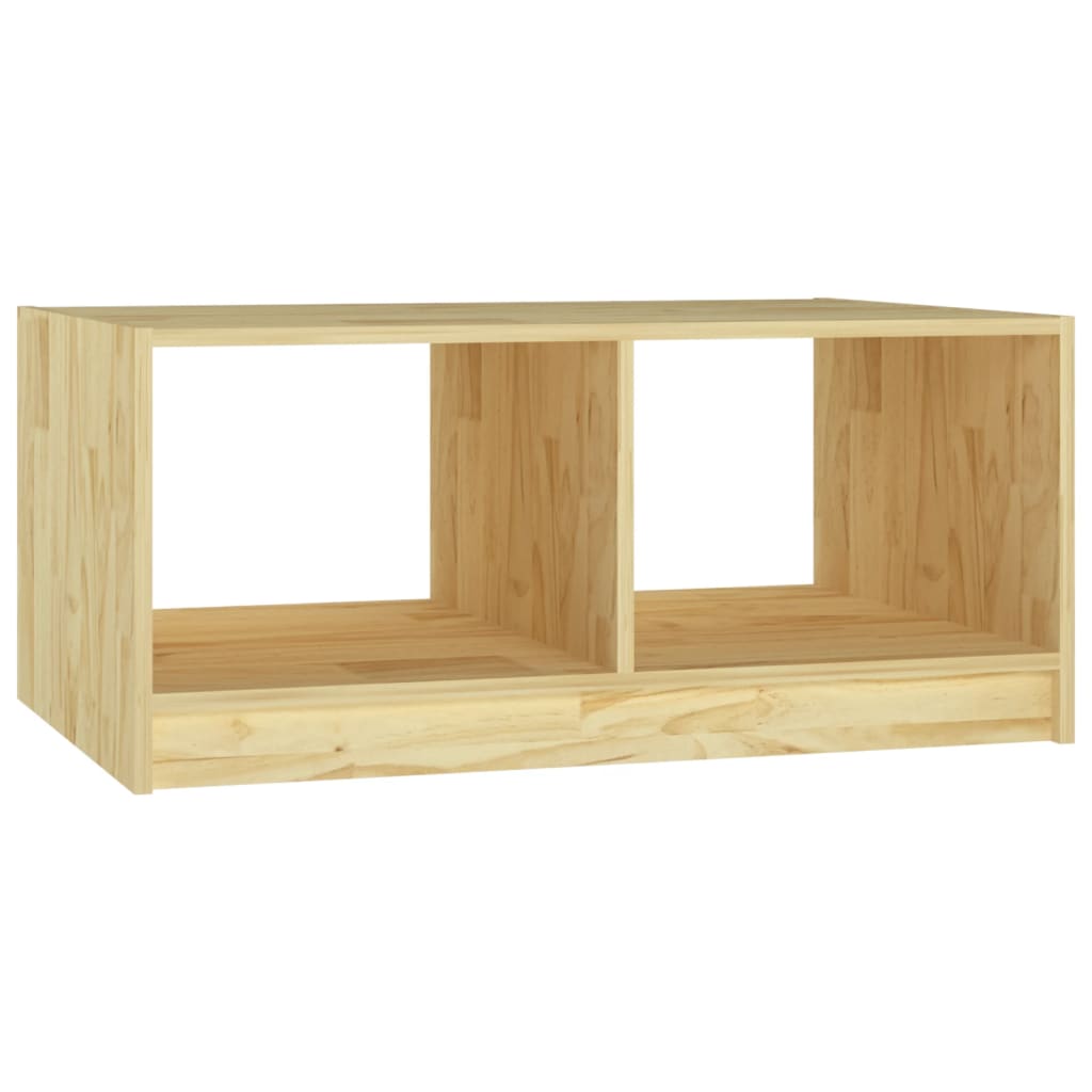 809906Salontafel 75X50X33,5 Cm Massief Hout Grenen