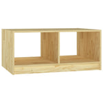 809906Salontafel 75X50X33,5 Cm Massief Hout Grenen