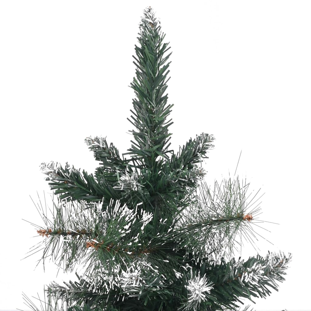 Kunstkerstboom Met Standaard 60 Cm Pvc Groen En Wit