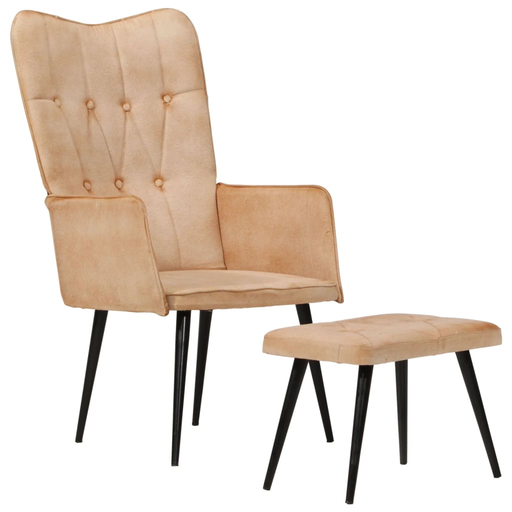 Fauteuil Met Voetensteun Kleurig