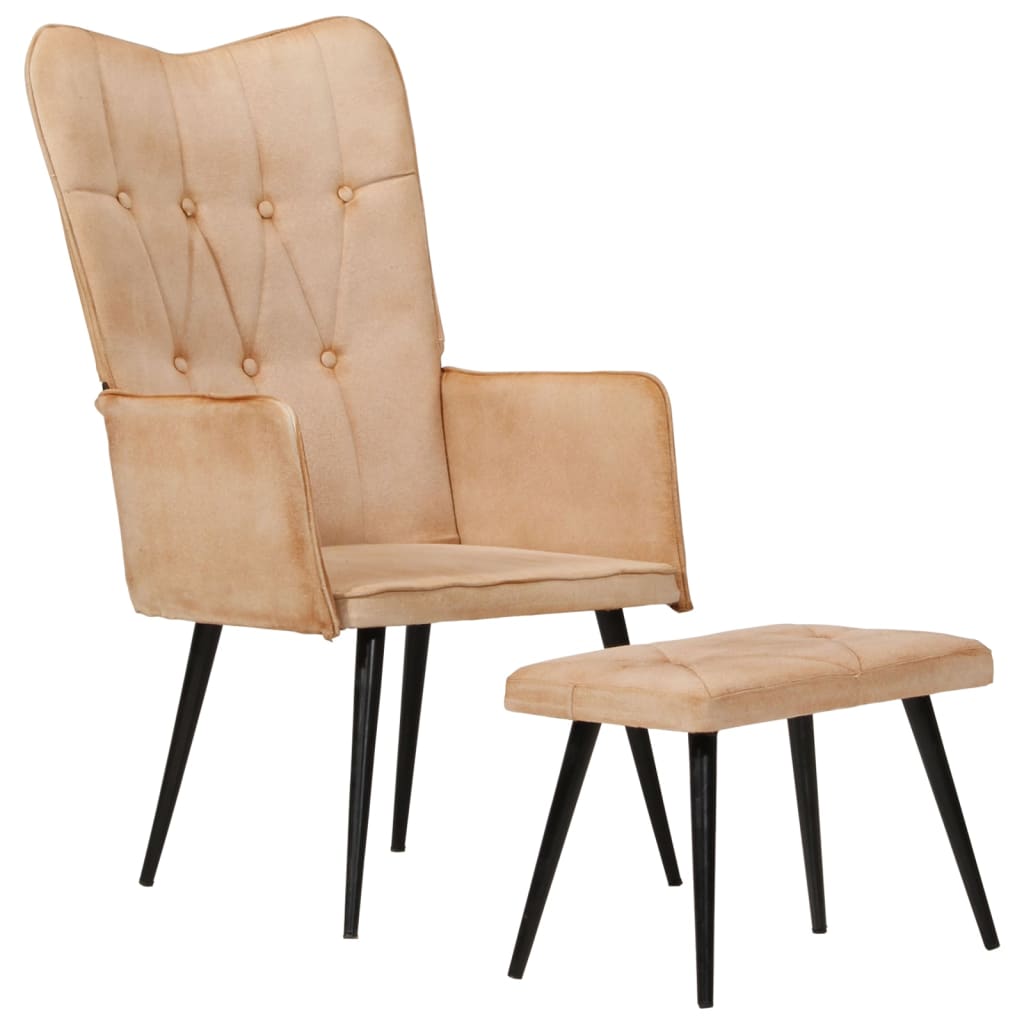 Fauteuil Met Voetensteun Kleurig