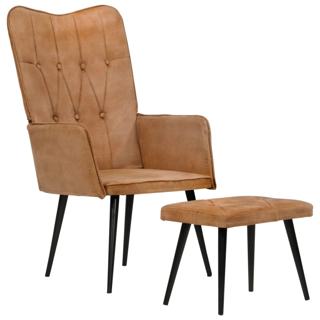 Fauteuil Met Voetensteun Kleurig