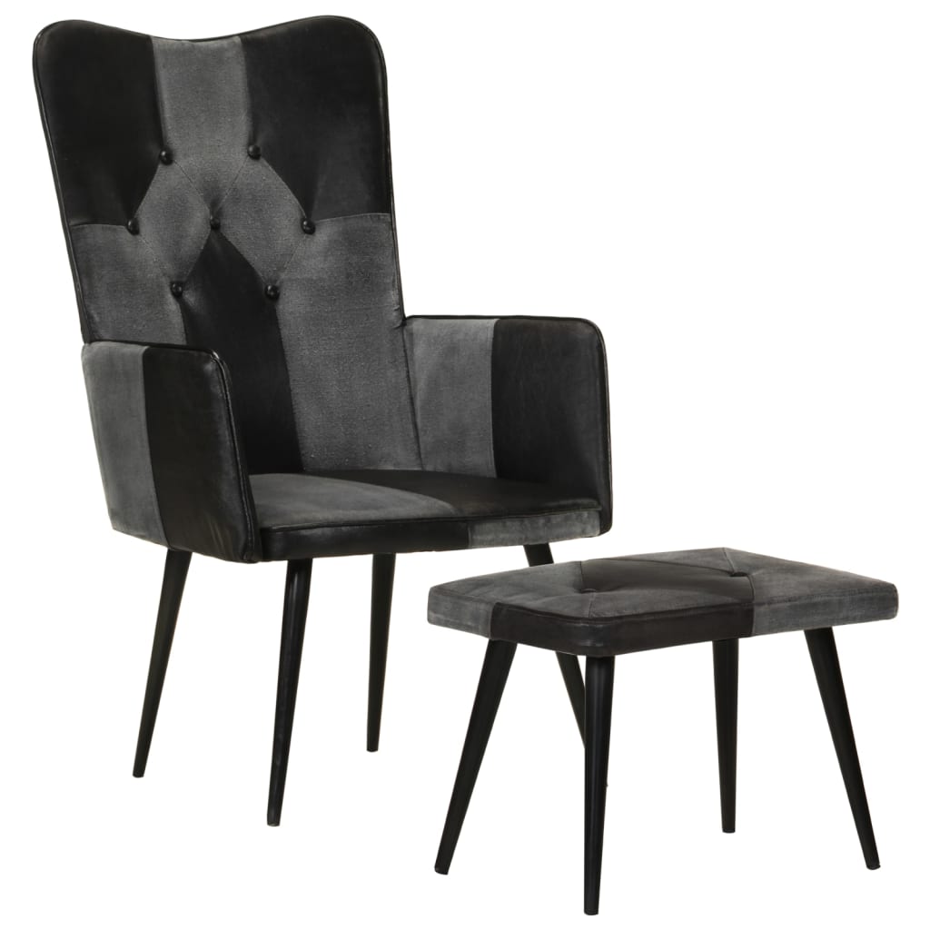 Fauteuil Met Voetensteun Kleurig