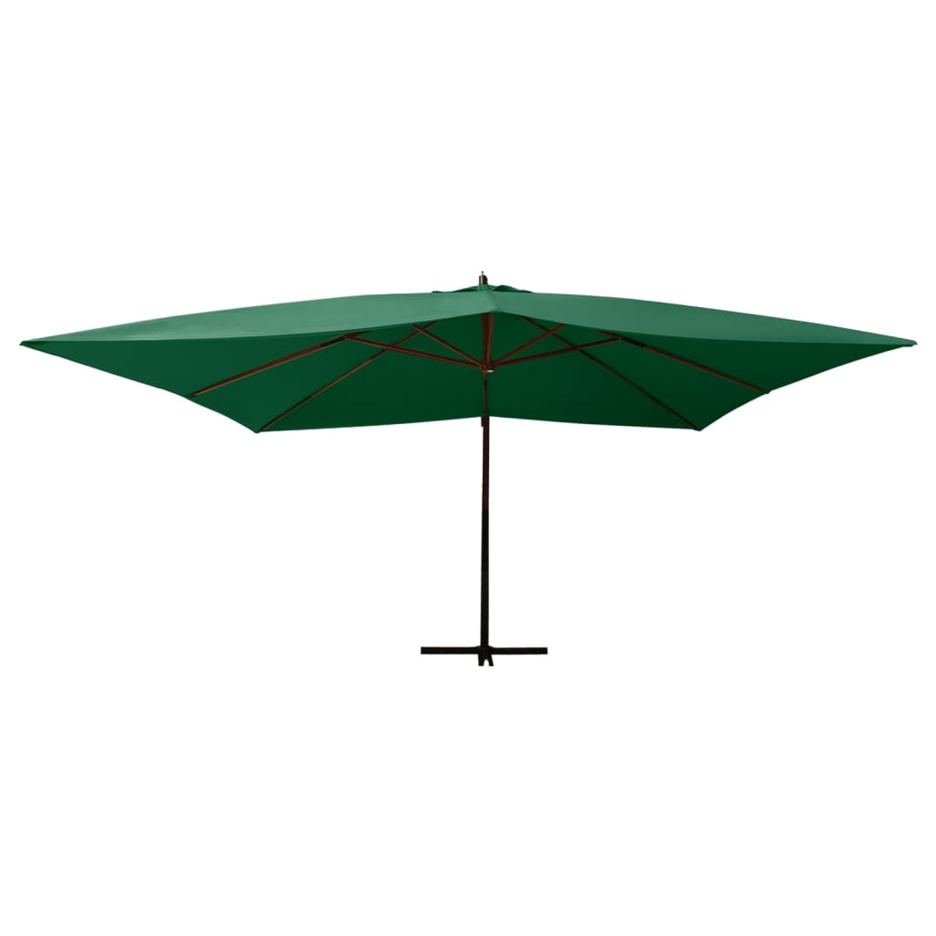 Zweefparasol Met Houten Paal 400X300 Cm