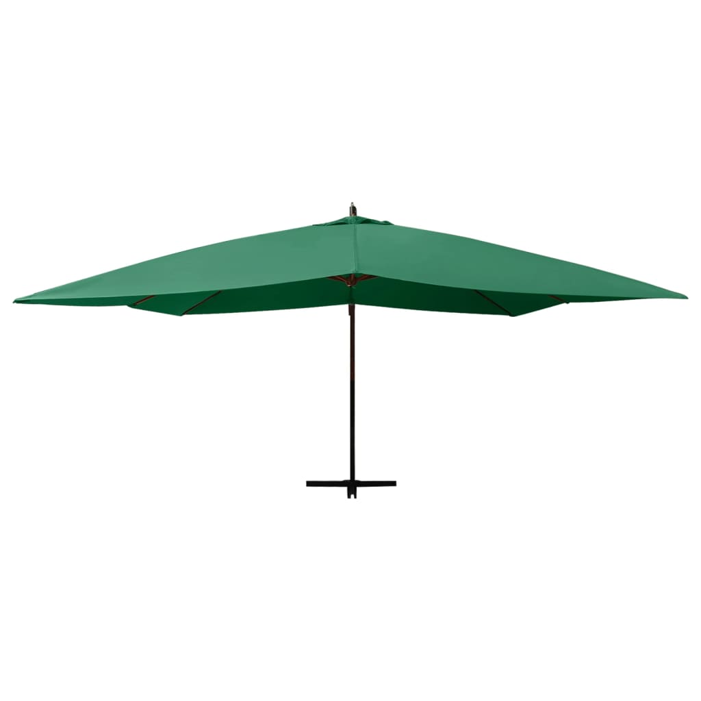 Zweefparasol Met Houten Paal 400X300 Cm