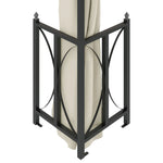 Prieel Met Zijwanden En Dubbel Dak Kleurig