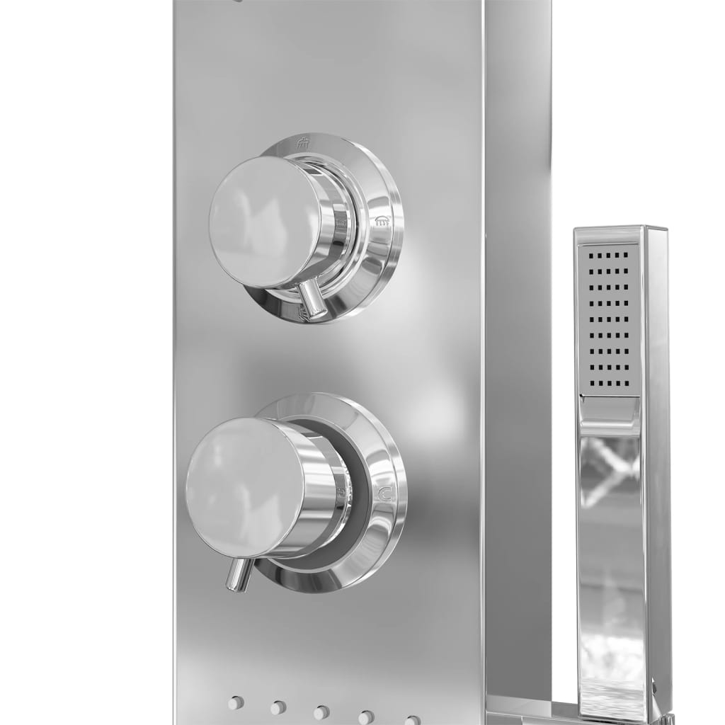 Douchepaneelsysteem Vierkant Roestvrij Staal