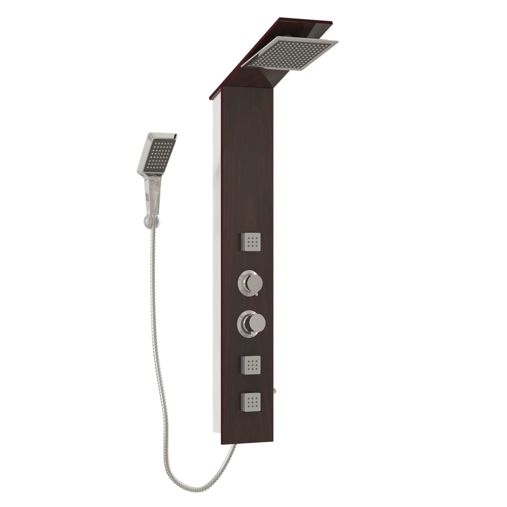 Douchepaneelsysteem Glas Bruin