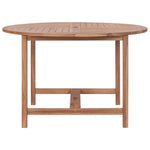 Tuintafel Ø0X75 Cm Massief Teakhout