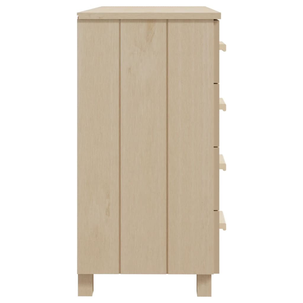 Dressoir Hamar 79X40X80 Cm Massief Grenenhout