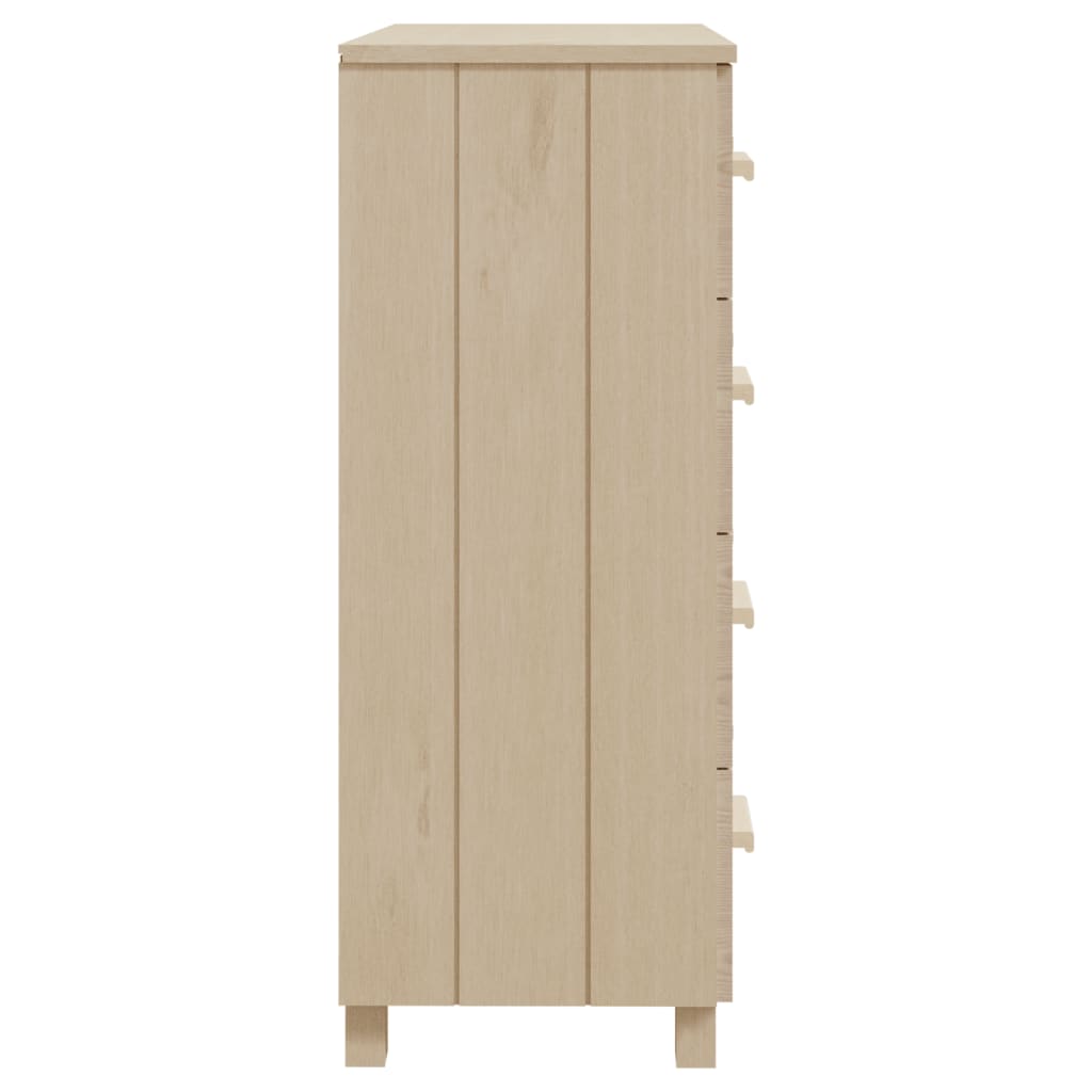 Dressoir Hamar 79X40X103,5 Cm Massief Grenenhout