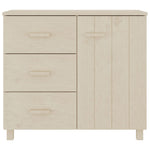 Dressoir Hamar 90X40X80 Cm Massief Grenenhout