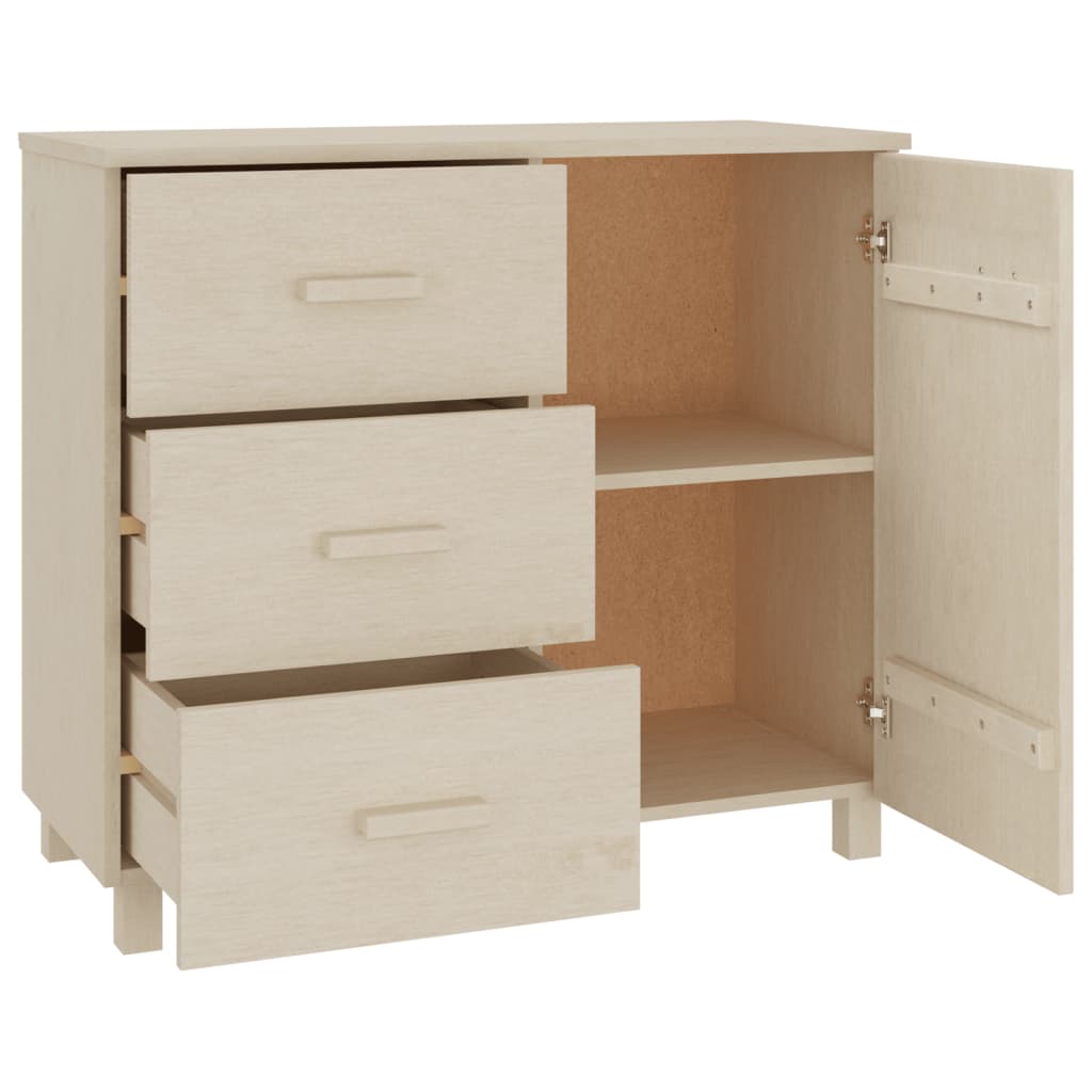 Dressoir Hamar 90X40X80 Cm Massief Grenenhout