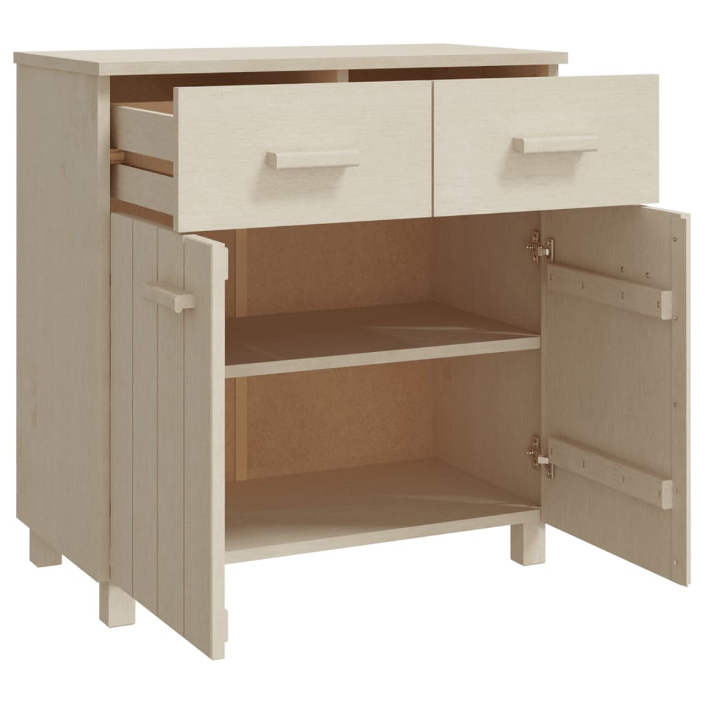 Dressoir Hamar 79X40X80 Cm Massief Grenenhout