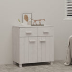 Dressoir Hamar 79X40X80 Cm Massief Grenenhout