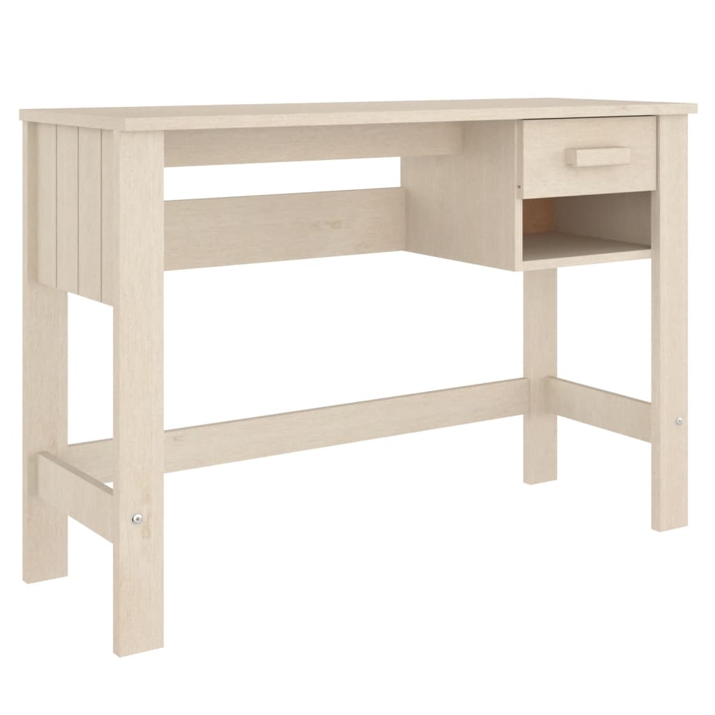 Bureau Hamar 110X40X75 Cm Massief Grenenhout