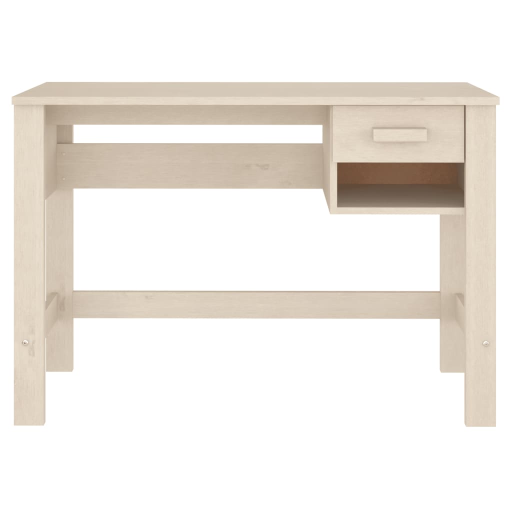 Bureau Hamar 110X40X75 Cm Massief Grenenhout