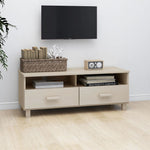 Tv-Meubel Hamar 06X40X40 Cm Massief Grenenhout