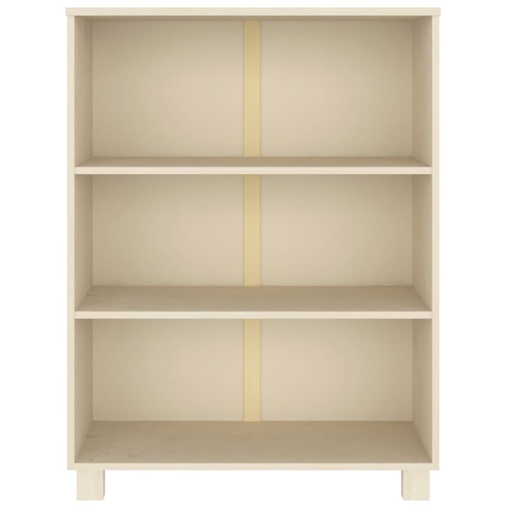 Boekenkast Hamar 85X35X112 Cm Massief Grenenhout