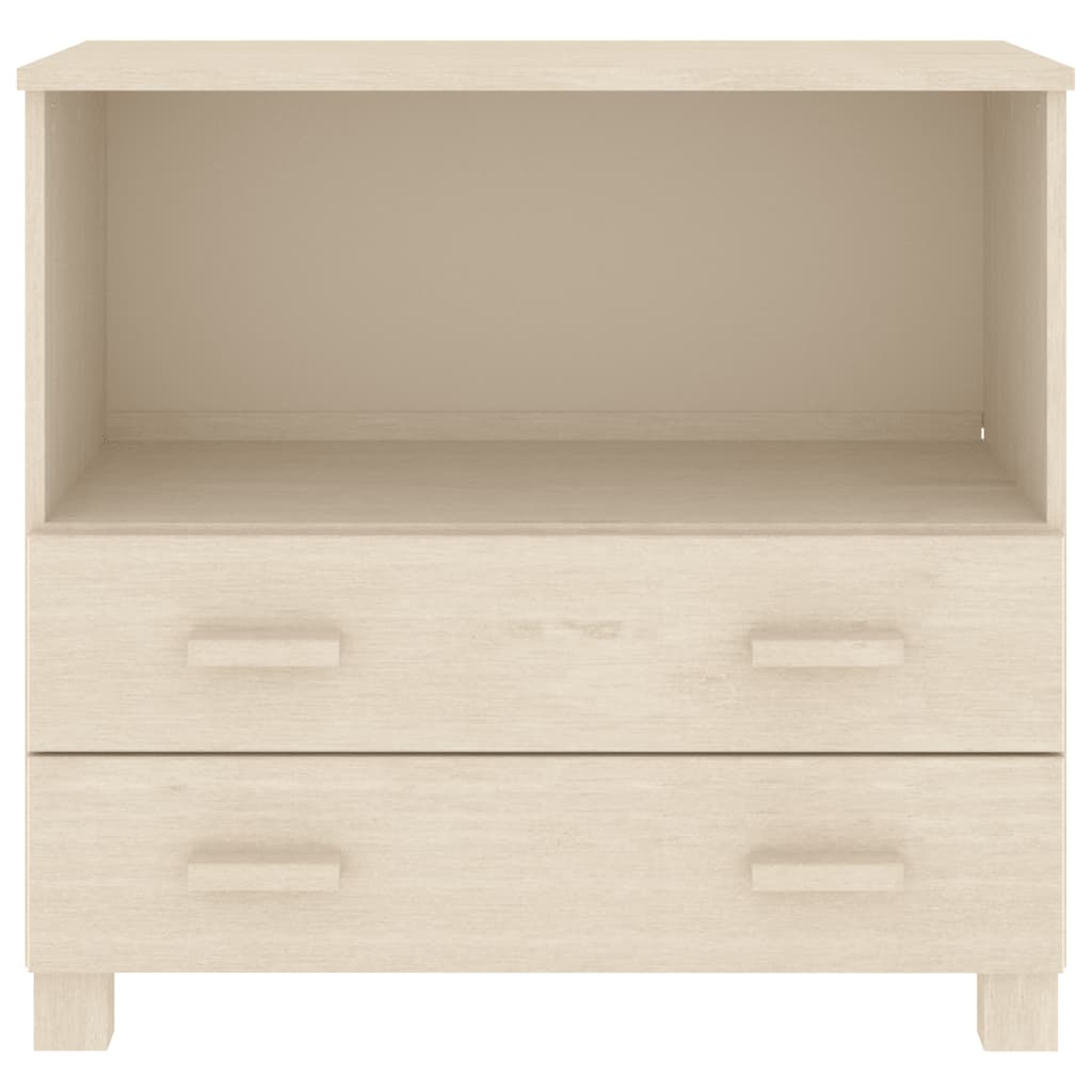 Dressoir Hamar 85X35X80 Cm Massief Grenenhout