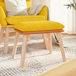 Voetenbank 45X29,5X35 Cm Stof En Kunstleer