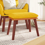 Voetenbank 45X29,5X35 Cm Stof En Kunstleer