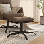 Voetenbank 60X60X36 Cm Stof En Kunstleer