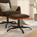 Voetenbank 60X60X36 Cm Stof En Kunstleer