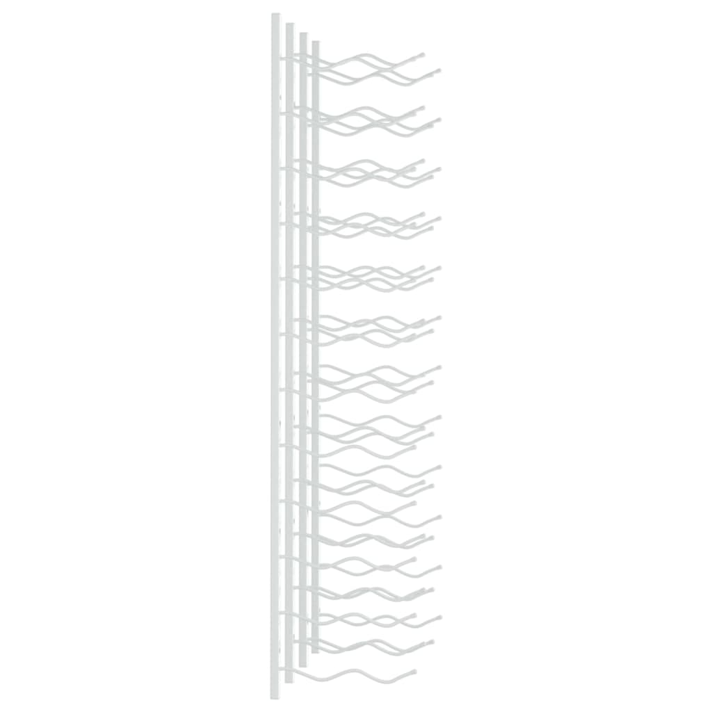 Wijnrekken 2 St Wandmontage Voor 24 Flessen Ijzer Wit