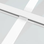 Schuifdeur Esg-Glas En Aluminium Wit