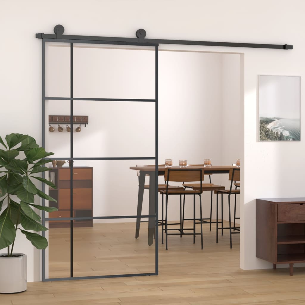 Schuifdeur Esg-Glas En Aluminium