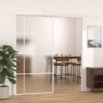 Schuifdeur Esg-Glas En Aluminium Wit