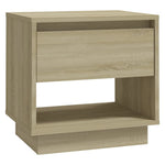 Nachtkastjes 45X34X44 Cm Bewerkt Hout Kleurig