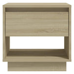 Nachtkastjes 45X34X44 Cm Bewerkt Hout Kleurig