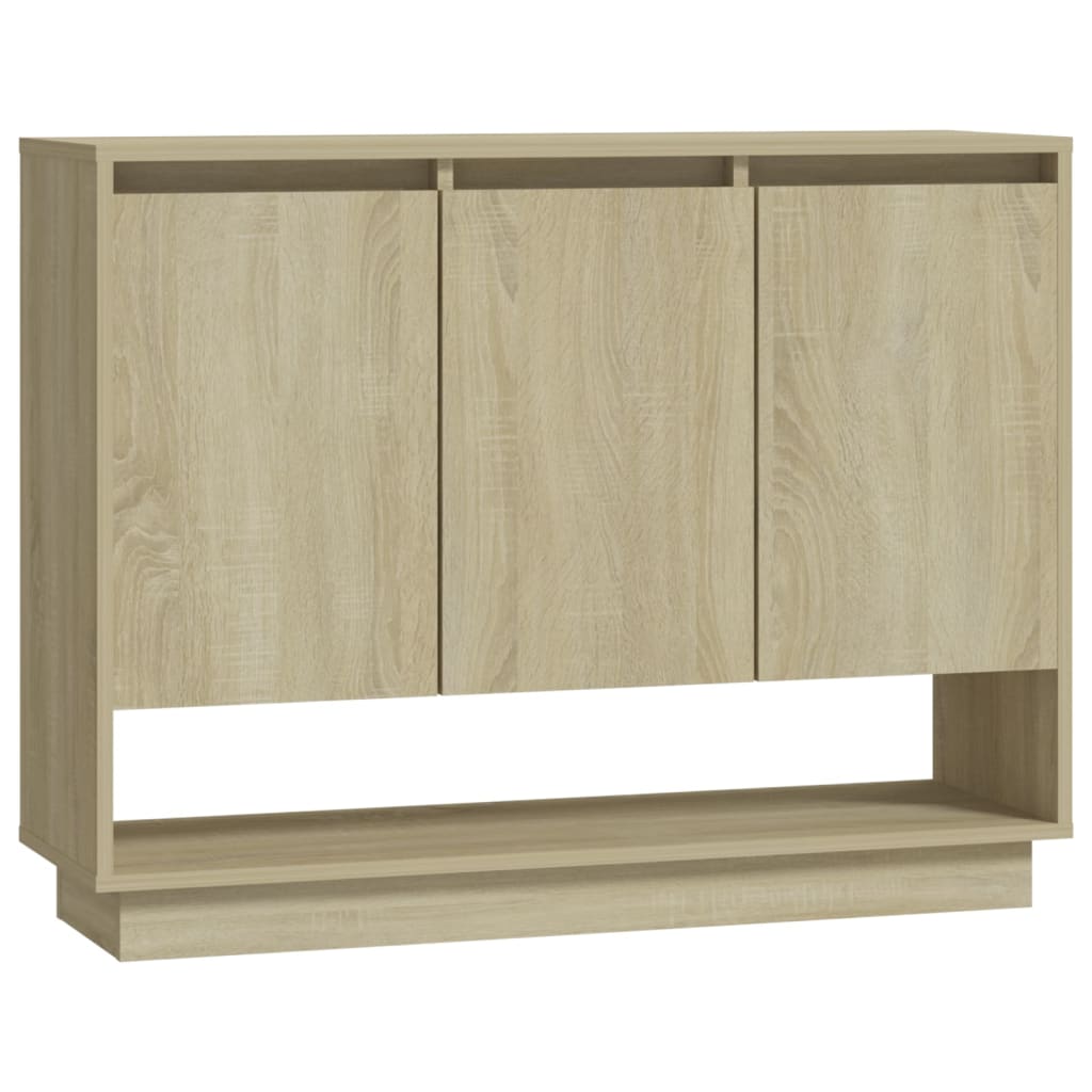 Dressoir 97X31X75 Cm Bewerkt Hout Kleurig