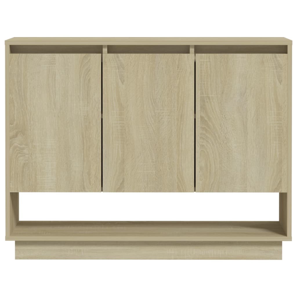 Dressoir 97X31X75 Cm Bewerkt Hout Kleurig