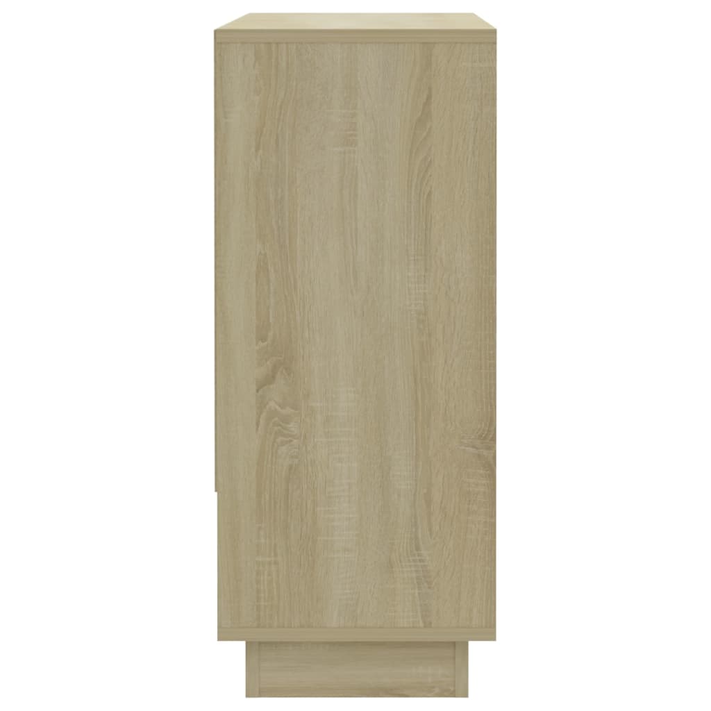 Dressoir 97X31X75 Cm Bewerkt Hout Kleurig