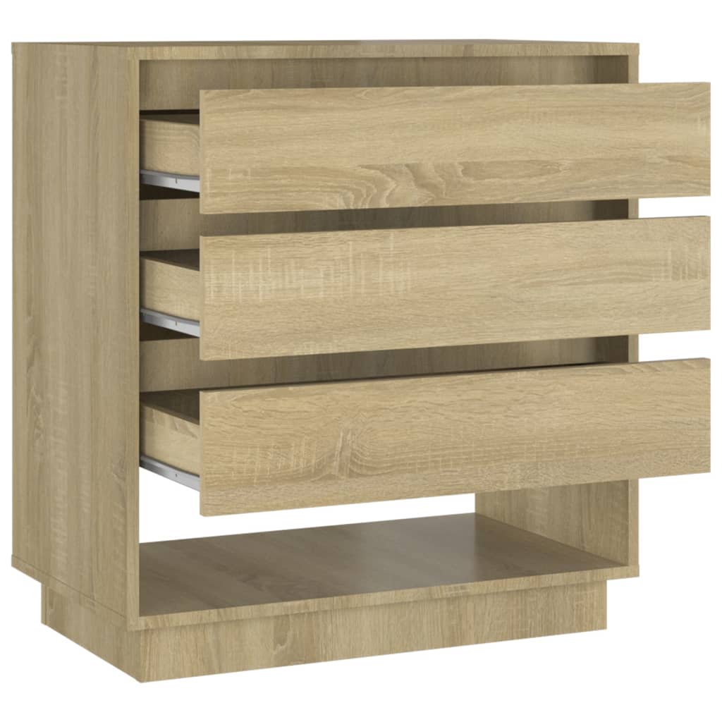 Dressoir 70X41X75 Cm Bewerkt Hout Kleurig